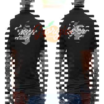 Georgia On My Mind Vacation Souvenir Men's T-shirt Back Print - Thegiftio