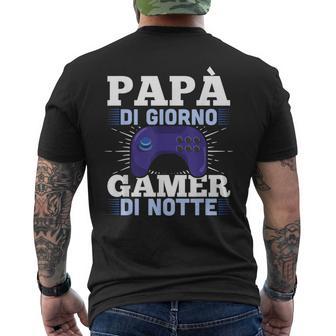 Giochi Al Computer Gamer Divertente Festa Del Papà Gaming T-shirt da uomo con stampa posteriore - Novitaregali