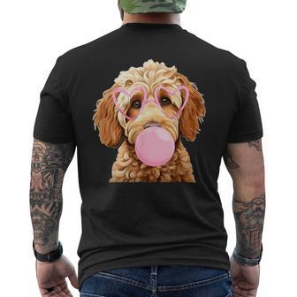 Girly Doodle Gum Dog Graphic Men's T-shirt Back Print | Seseable CA
