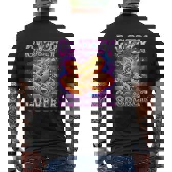 Glizzy Gobbler Meme Hilarious Hot Dog Glizzy Lovers Men's T-shirt Back Print - Monsterry