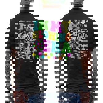 In My Glowing Era Retro Colorful Quote Group Team Tie Dye Men's T-shirt Back Print - Monsterry