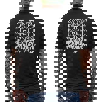 Go Cheer Knights Back To School Spirit Men's Back Print T-Shirt | Mazezy