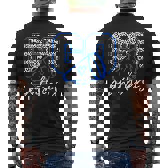 Go Cheer Panthers School Sports Name Spirit Back To School Men's T-shirt Back Print - Monsterry