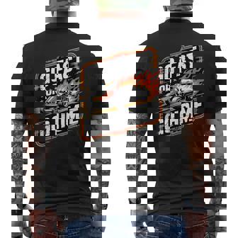 Go Kart Racer Go Fast Motorsport Driver Tank Top Men's Back Print T-Shirt | Mazezy
