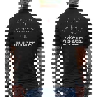 Go Toleep 麻酔科医 Crna 麻酔 メンズTシャツ バックプリント - Kawaiitshirt