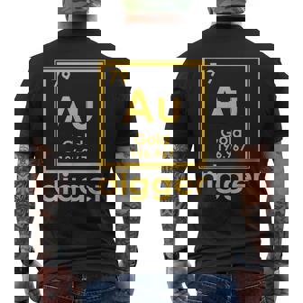 Gold Digger Tabla Periódica De Elementos Geek Camiseta Hombre Estampado Espalda - Regaloses