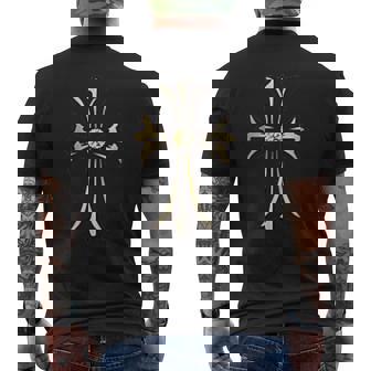 The Goldcross Champagnegold Diamond メンズTシャツ バックプリント - Kawaiitshirt