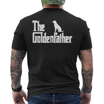 The Goldenfather ファニーゴールデンレトリバー お父さんシャツ メンズギフト メンズTシャツ バックプリント - Kawaiitshirt