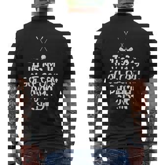 This Is My Golf Coach Pajama Shirt For Coaches Men's Back Print T-Shirt | Mazezy