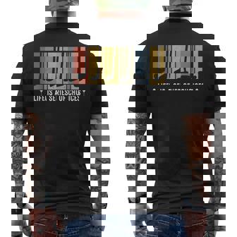 Golfer Life Is a Series Of Choices Golfers Golf Lover Men's Back Print T-Shirt | Mazezy