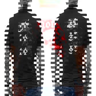 Gott Ist Tot Nietzsche Nihilistische Philosoph T-Shirt mit Rückendruck - Geschenkecke