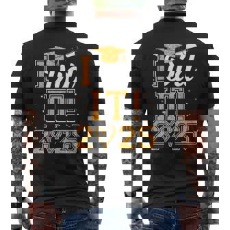 I Did It Graduation 2025 Graduate Class Of 2025 Senior 25 Men's T-shirt Back Print - Monsterry