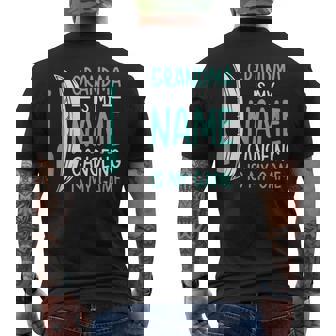 Grandma Is My Name Canoeing Is My Game Grandma Canoeist Tank Top Men's Back Print T-Shirt | Mazezy