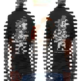 Great Pyrenees Mountain Climber Climbing Dog Mom Dad Tank Top Men's Back Print T-Shirt | Mazezy