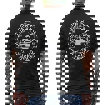 Green Bean Casserole Thanksgiving Comfort Food Cooking Men's T-shirt Back Print - Monsterry