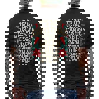 Green Chile Stew For Christmas Tank Top Men's Back Print T-Shirt | Mazezy