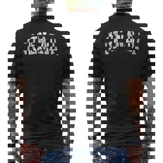 Grenada MS J02 Vintage Athletic Sports Tank Top Men's Back Print T-Shirt | Mazezy