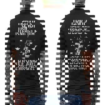 I Grew Up Listening To The Police Scanner Of Course I'm Nose Men's Back Print T-Shirt | Mazezy