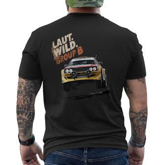 Groupe B De Fans De Rallye T-shirt imprimé au dos - Cadeauxyz