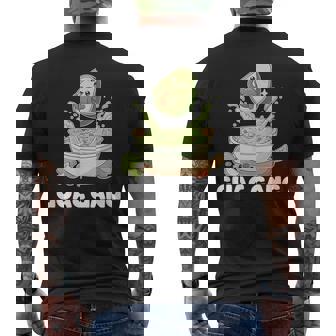 Guac Gang Avocado Mexican Food Foodie Kawaii Taco Love Men's Back Print T-Shirt | Mazezy