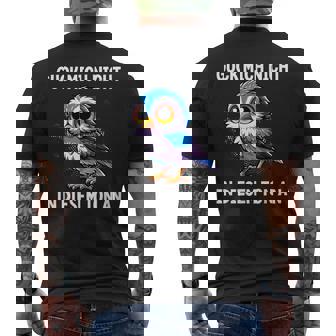 Guck Mich Nicht In Diesem Ton An Lustigerogelpruch T-Shirt mit Rückendruck - Seseable