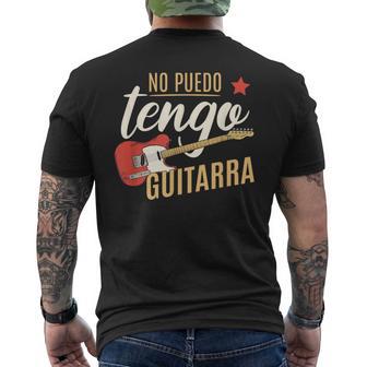 Guitarrista Musica No Puedo Tengo Guitarra Camiseta Hombre Estampado Espalda - Regaloses