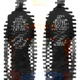 Gun Fan Flintlocks Gun Collection Historical Guns Collector Men's Back Print T-Shirt | Mazezy