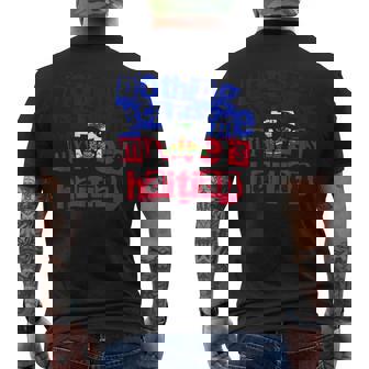 Haiti Nothing Scares Me My Wife Is Haitian Men's Back Print T-Shirt | Mazezy