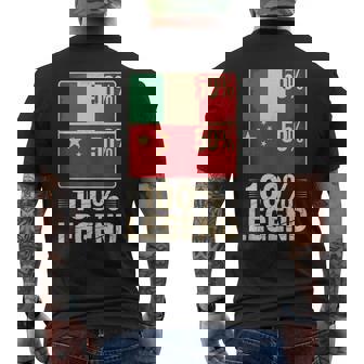 Half Italian Chinese Roots 100 Legend Italy China Tank Top Men's Back Print T-Shirt | Mazezy