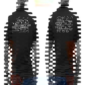 Halloween Ghost Costume Social Studies Teacher History Tank Top Men's Back Print T-Shirt | Mazezy