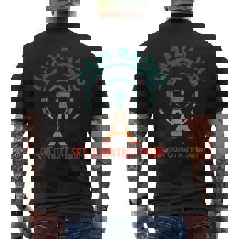 Ham Radio Operator Grandpa Dad Amateur Radio Retro Men's Back Print T-Shirt | Mazezy