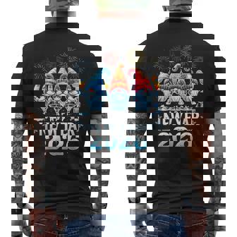 Happy New Year 2026 Gnomes Family Party New Years Eve Men's T-shirt Back Print - Monsterry