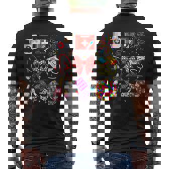 Happy New Year Nurse Crew Fireworks New Years Eve Party 2026 Men's Back Print T-Shirt | Mazezy