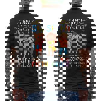 Happy Six Seven Day Of Fifth Grade Student Back To School Men's Back Print T-Shirt | Mazezy