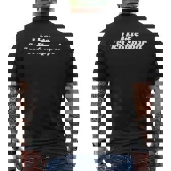 I Hate Tech Support For IT Coworkers Men's Back Print T-Shirt | Mazezy