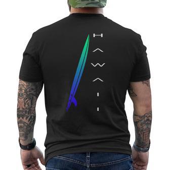 Hawaii Surfing Hawaii Stylish Surfer Men's T-shirt Back Print - Thegiftio