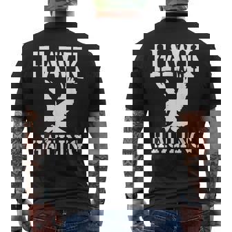 Hawk Hauling Dynamic Strength Truck Men's T-shirt Back Print - Monsterry