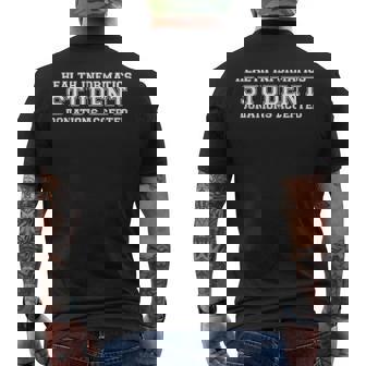 Health Informatics Student Donations Accepted Data Doctor Men's Back Print T-Shirt | Mazezy