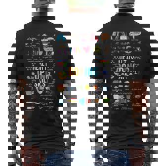 Healthy Coping Skills Counselor Mental Health Awareness Men's T-shirt Back Print - Monsterry