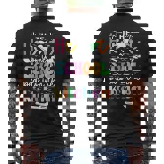 The Heart Of School Beats In The Kitchen Cafeteria Men's T-shirt Back Print | Mazezy