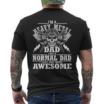 Heavy Metal Dad Per Gli Amanti Della Musica Punk Rock T-shirt da uomo con stampa posteriore - Novitaregali
