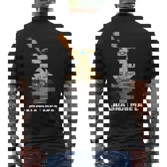 Heavy Metal Música Cabra Headbanging Metalero Camiseta Hombre Estampado Espalda - Regaloses