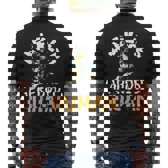 Heeler Approved Human Blue Heeler Dog Men's Back Print T-Shirt | Mazezy