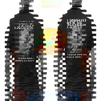 Heeler Dog Red Heeler Lover Men's Back Print T-Shirt | Mazezy