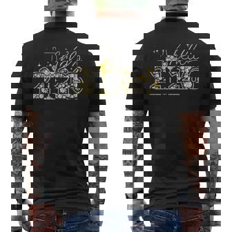 Hello 2026 Happy New Year Party New Years Eve 2026 Fireworks Men's T-shirt Back Print - Seseable