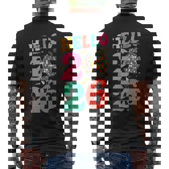 Hello 2026 New Years Eve Party Happy New Year 2026 Fireworks Men's T-shirt Back Print - Seseable