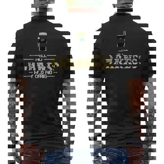 Hello Darkness My Old Friend Irish Beer St Patrick's Day Men's T-shirt Back Print - Monsterry