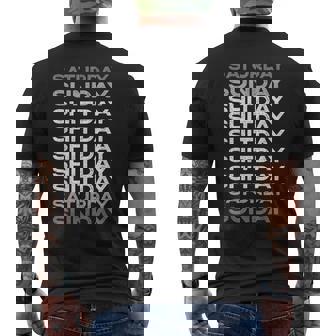 Weekend I Weekendhitday メンズTシャツ バックプリント - Kawaiitshirt