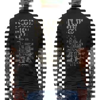 Ho Chi Minh City Vietnam Retro Tourist Saigon Culture Travel Men's Back Print T-Shirt | Mazezy