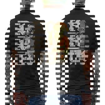 Ho Ho UFO 3IAtlas Santa UFO Men's Back Print T-Shirt | Mazezy